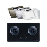 (Bundle) Fujioh FH-GS 5520 SVGL Gas Hob + FR-SC 2090 R Inclined Cooker Hood (900mm)